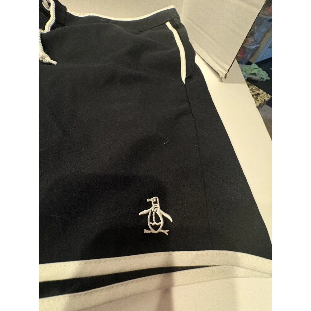Classic Original Penguin Swim Trunks Board Shorts Men’s 38 True Black